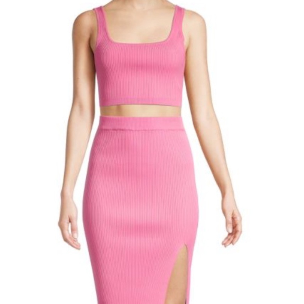 Bebe Matching Skirt Set Pink XL